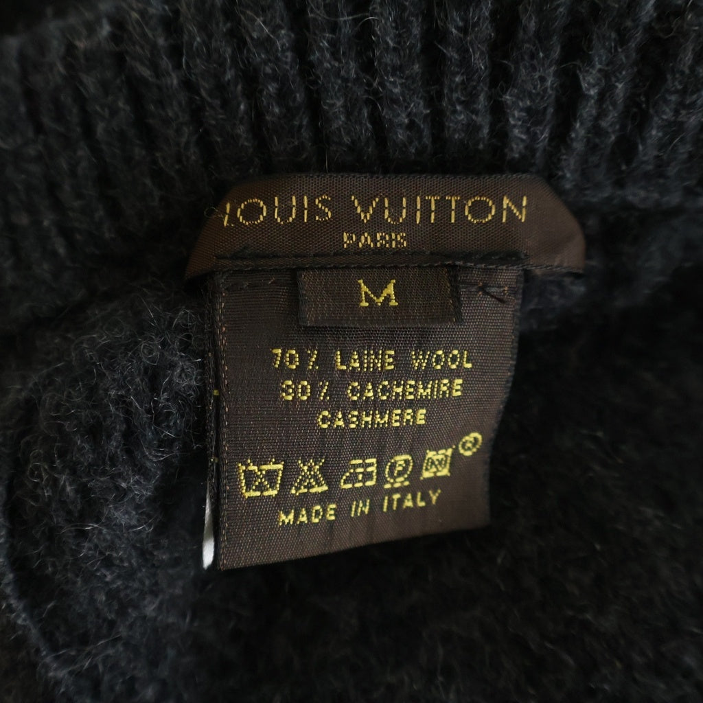 LOUIS VUITTON(ルイヴィトン) ハーフジップニット グレー #M レディース