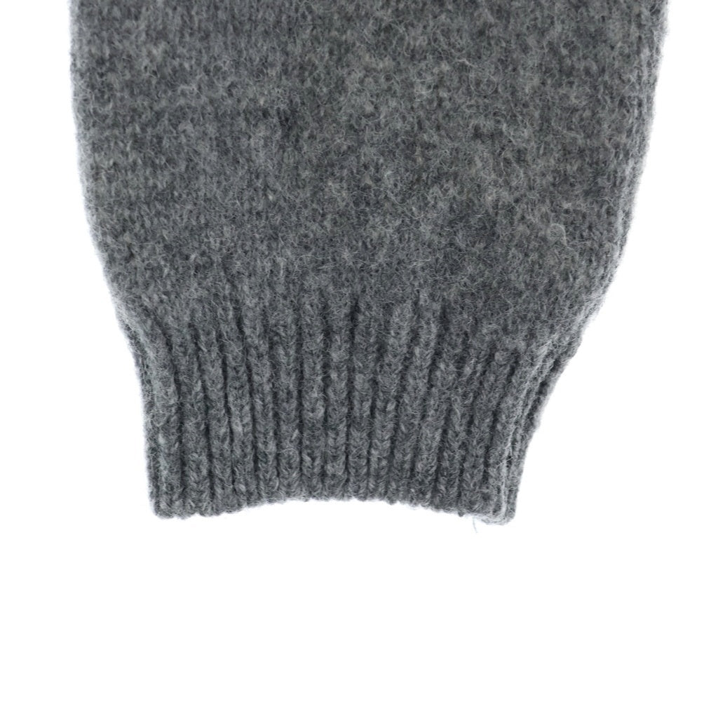LOUIS VUITTON(ルイヴィトン) 08AW カシミヤ混 ウール クルーネック 長袖ニット セーター グレー RW082B WNKM18MPN レディース