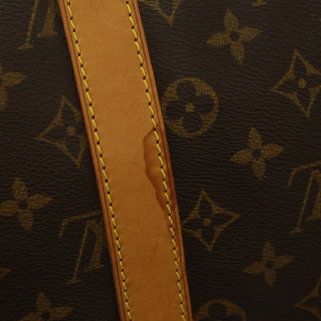 LOUIS VUITTON(ルイヴィトン) モノグラム キーポル45 ボストンバッグ ハンドバッグ トラベルバッグ ブラウン レザー×PVC M41418 ゴールド金具
