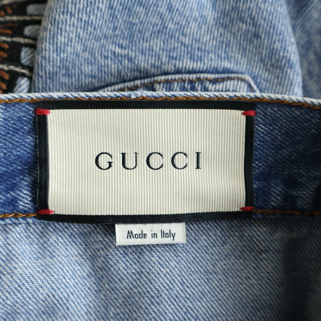 GUCCI(グッチ) デニムスカート インディゴ 36 467267 XRA38 レディース