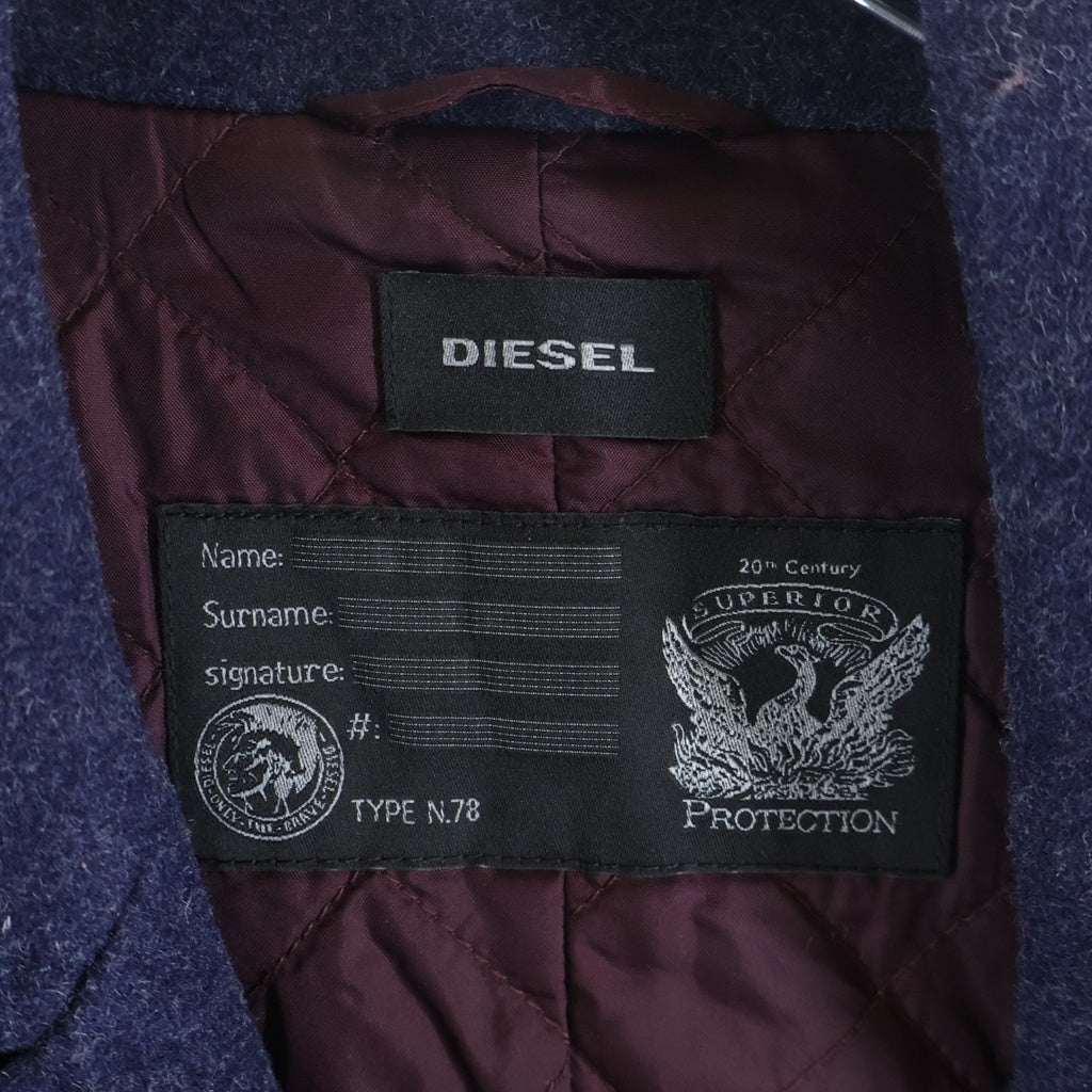 DIESEL(ディーゼル) ドッキングピーコート ネイビー S レディース