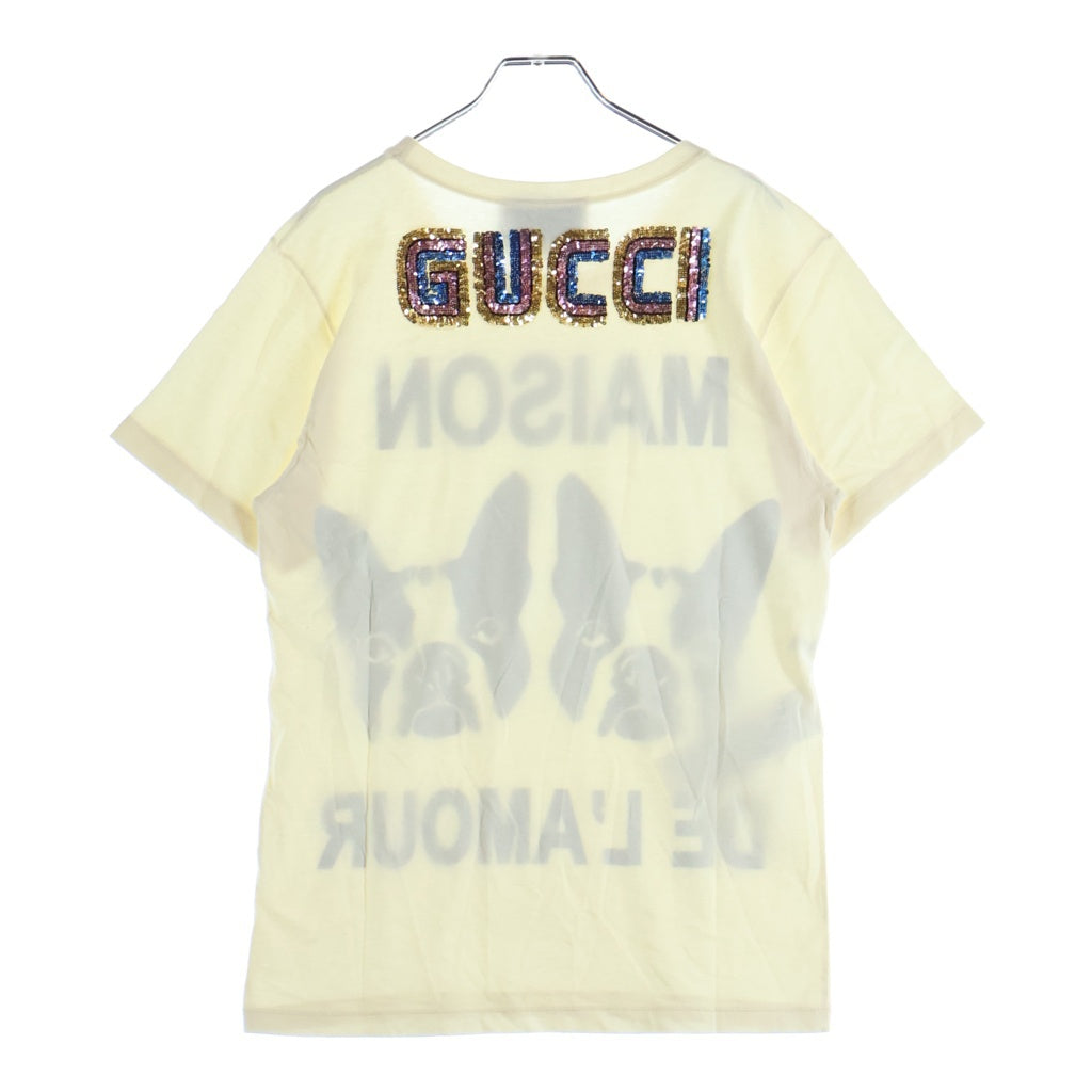 GUCCI(グッチ) 半袖Tシャツ ホワイト XXS 492347 X3P09 レディース