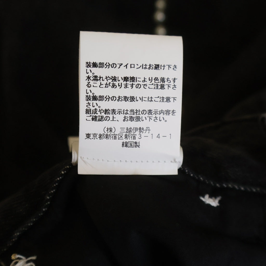 KIMHEKIM(キムヘキム) デニムパンツ ブラック 23 SS25-JN04-BK レディース