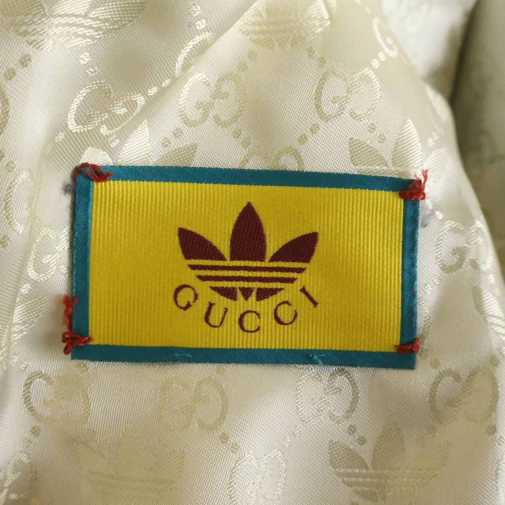 GUCCI(グッチ) ×アディダス ライダースジャケット ブラック 36 717157 レディース