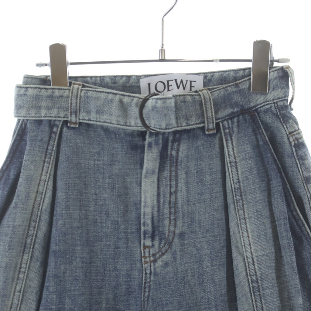 LOEWE(ロエベ) ベルテッド ジーンズ ライトブルー 32 S359Y11XE2 レディース