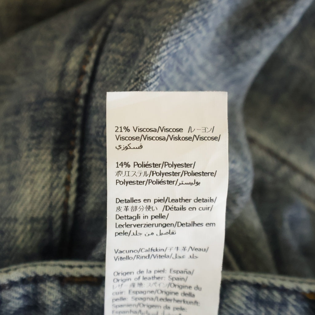 LOEWE(ロエベ) ベルテッド ジーンズ ライトブルー 32 S359Y11XE2 レディース