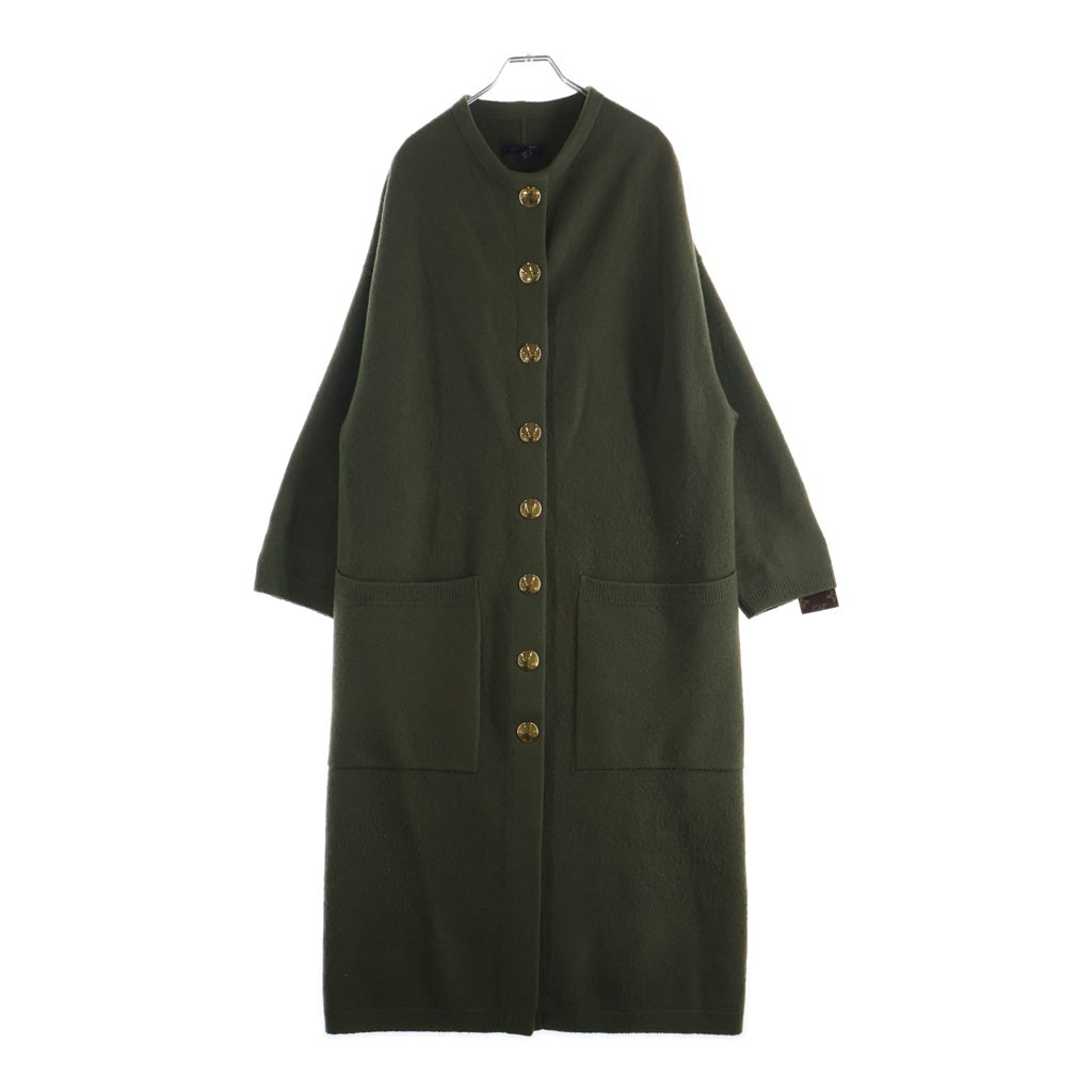 LOUIS VUITTON(ルイヴィトン) 1ABTHW ロングニットコート グリーン XS RW232W AMO FPKX14 レディース