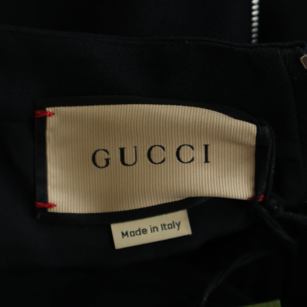 GUCCI(グッチ) ホースビットベルトワンピース ブラック 40 759278 レディース