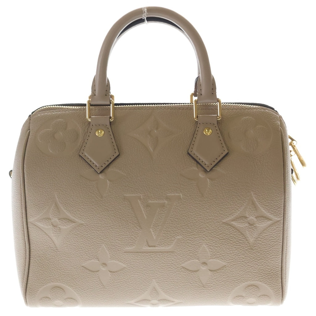 LOUIS VUITTON(ルイヴィトン) モノグラムアンプラント スピーディバンドリエール25 2WAY ハンドバッグ ショルダーバッグ M59273 トゥルトレール ベージュ レディース