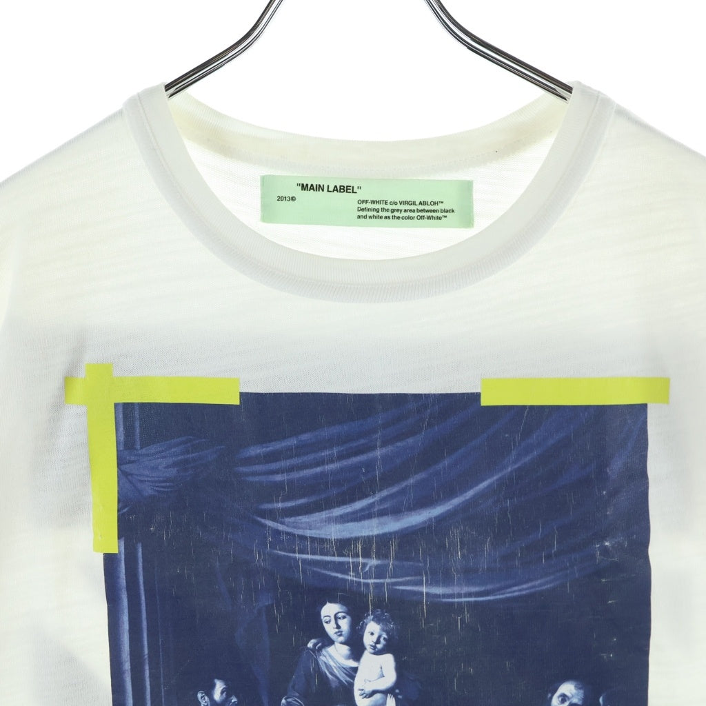 OFF-WHITE(オフホワイト) 17AW カラヴァッジョ 半袖Tシャツ ホワイト #XS OMAA002F17001015