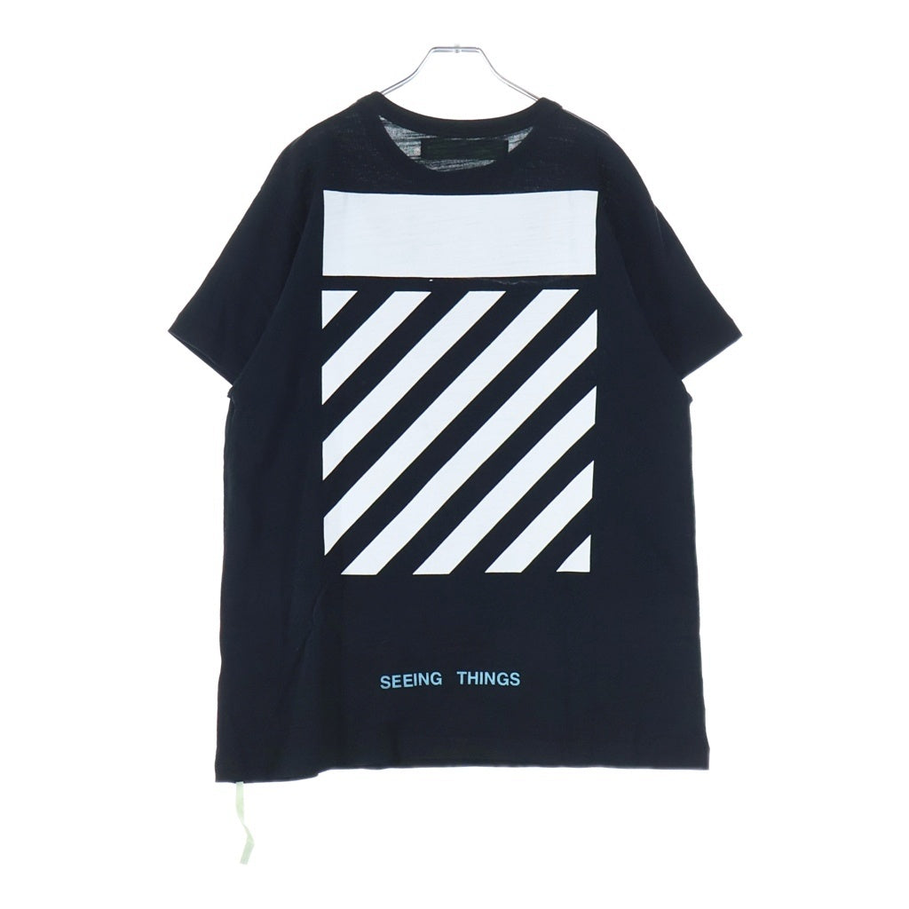 OFF-WHITE(オフホワイト) 17AW カラヴァッジョ Tシャツ ブラック #S OMAA002F17001015