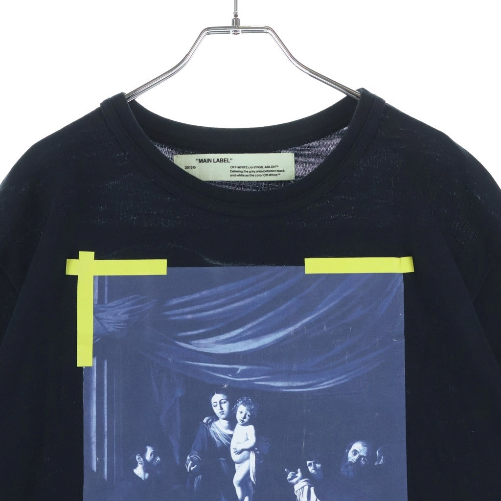 OFF-WHITE(オフホワイト) 17AW カラヴァッジョ Tシャツ ブラック #S OMAA002F17001015