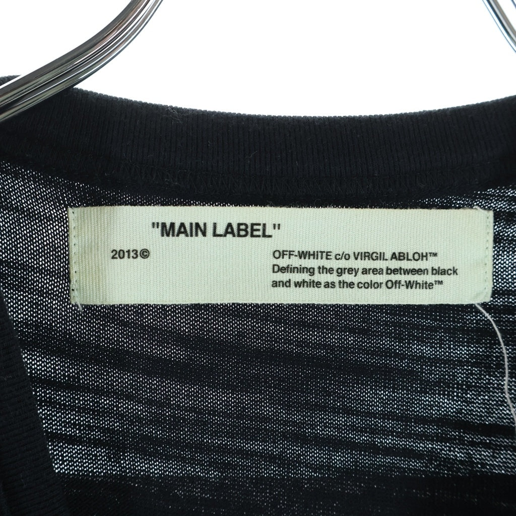 OFF-WHITE(オフホワイト) 17AW カラヴァッジョ Tシャツ ブラック #S OMAA002F17001015