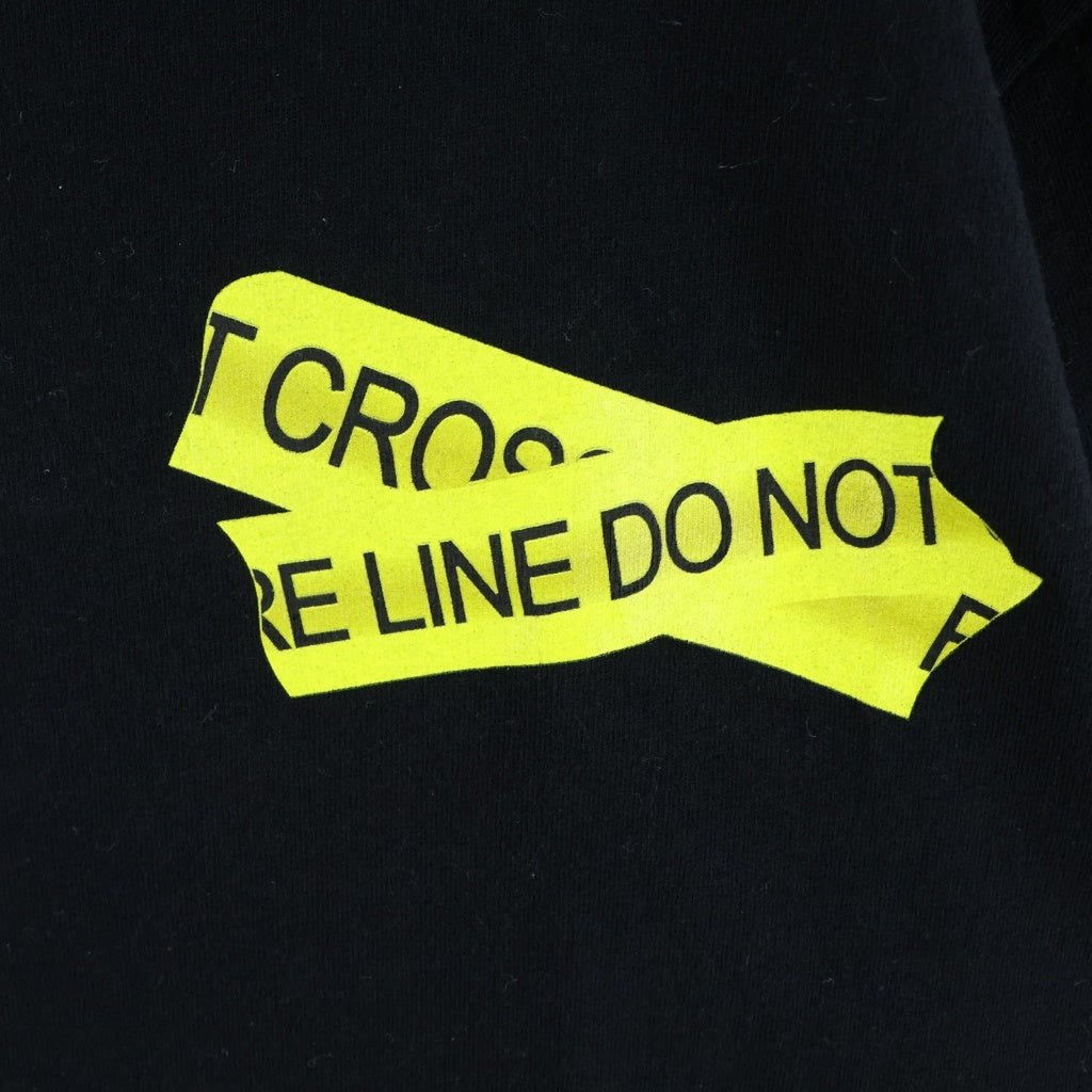 OFF-WHITE(オフホワイト) 18SS ファイヤーテープ Tシャツ ブラック #S OMAA002S18185006