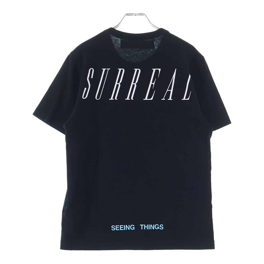 OFF-WHITE(オフホワイト) グラフィックプリント 半袖Tシャツ カットソー ブラック OMAA014F7185006