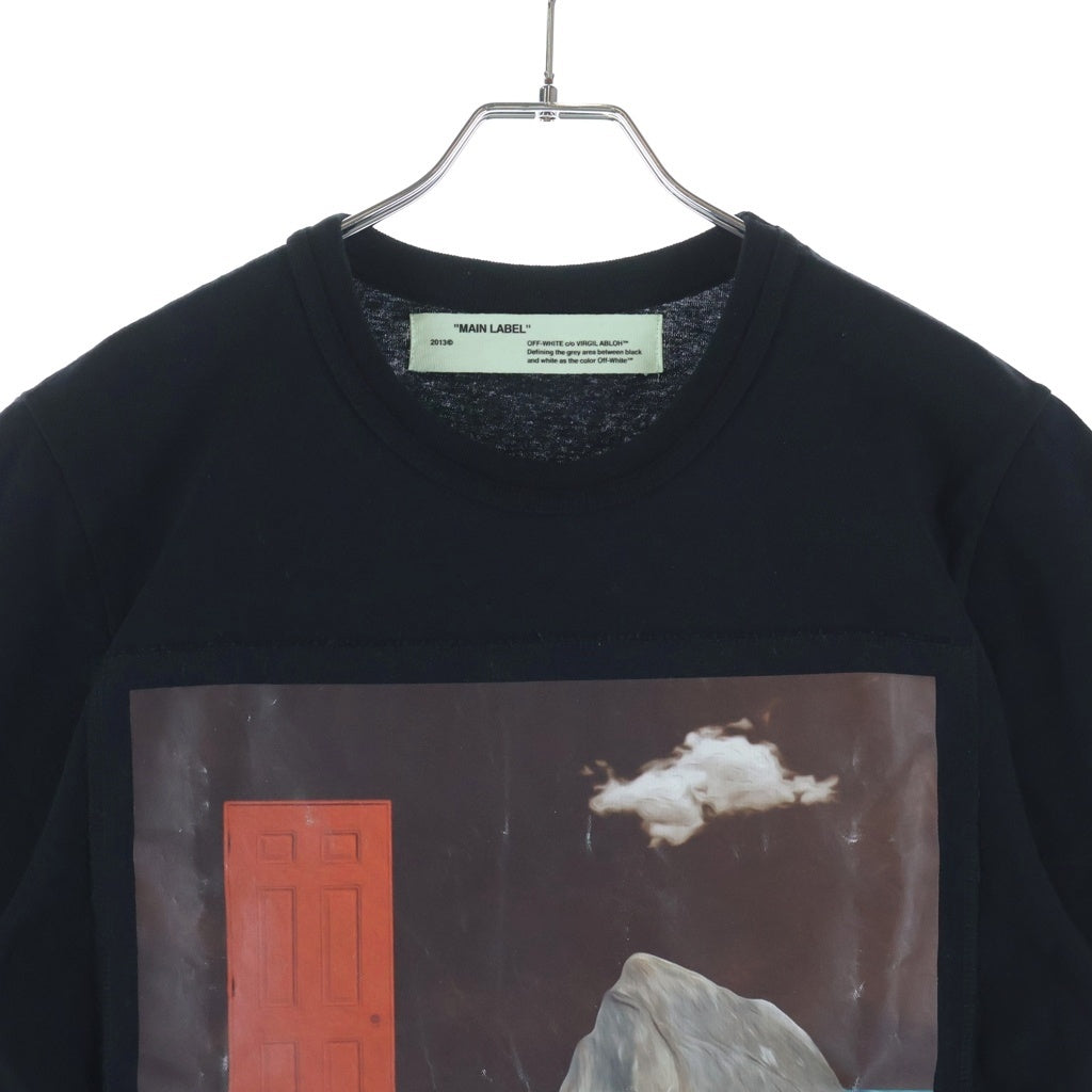 OFF-WHITE(オフホワイト) グラフィックプリント 半袖Tシャツ カットソー ブラック OMAA014F7185006