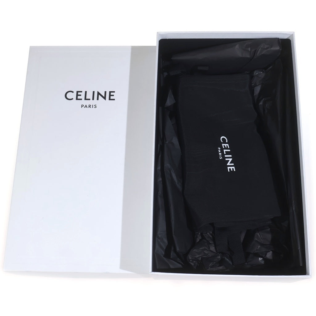 CELINE(セリーヌ) ルコ トリオンフ レザー ローカットシューズ ローファー ブラック レディース