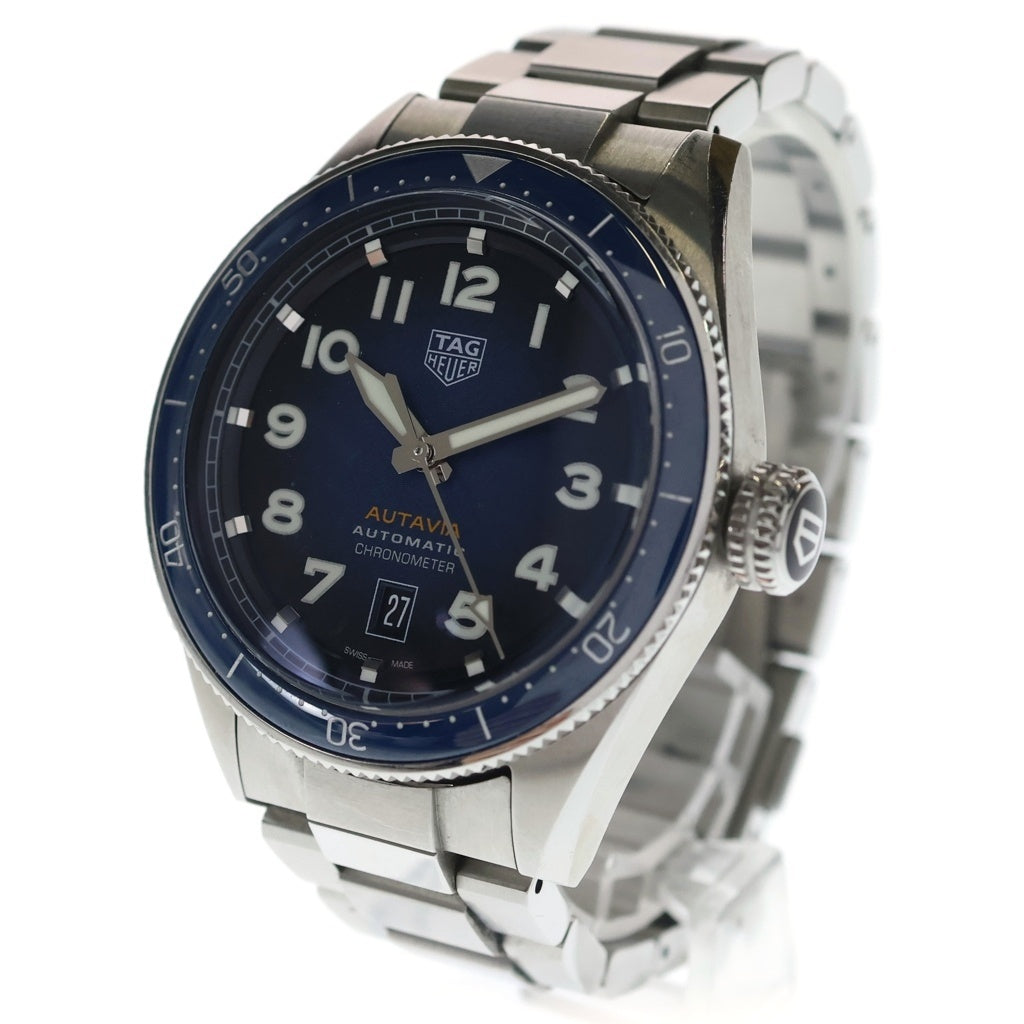 TAG HEUER(タグホイヤー) タグホイヤー オータヴィア キャリバー5 ブルーグラデーション文字盤 SS/AT ステンレス オートマ 自動巻き 腕時計 WBE5116 メンズ