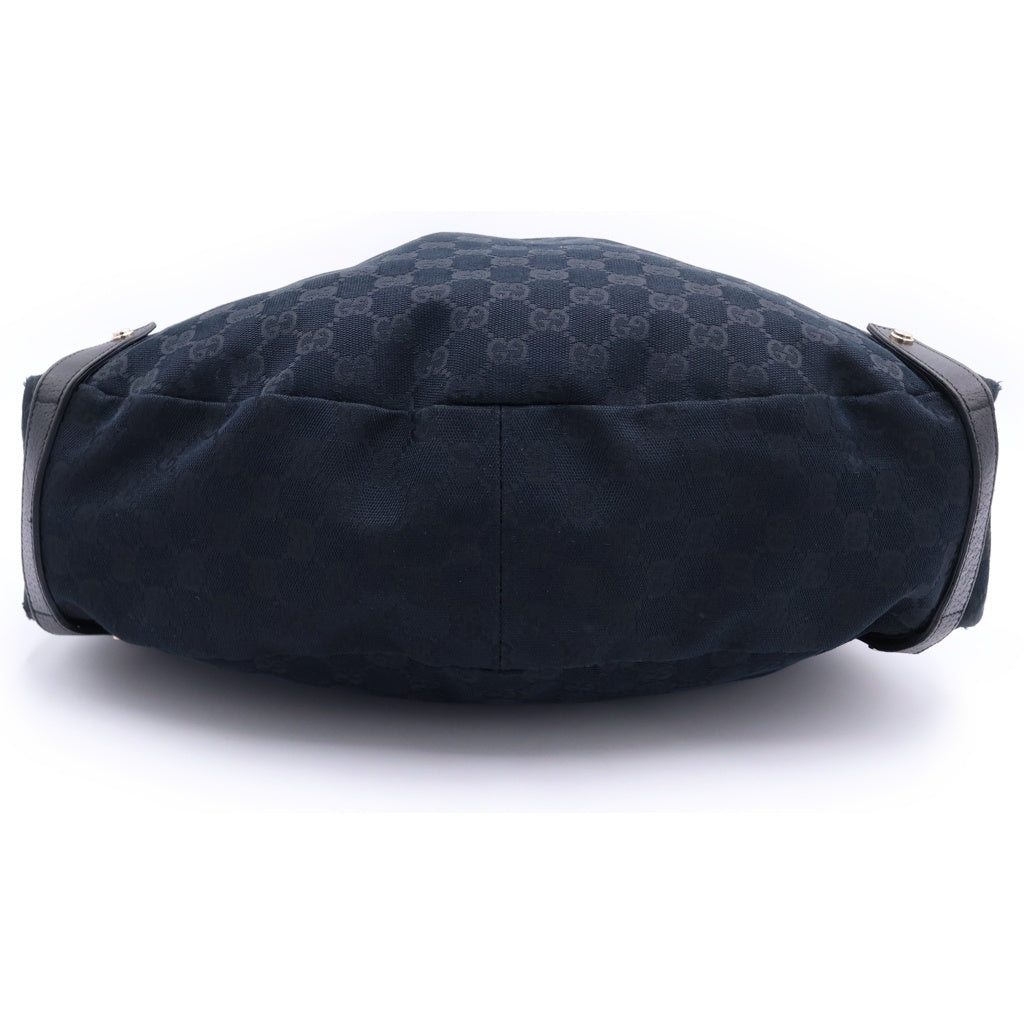 GUCCI(グッチ) GGキャンバス アビー キャンバス レザートートバッグ ショルダーバッグ 130736 ブラック130736 レディース