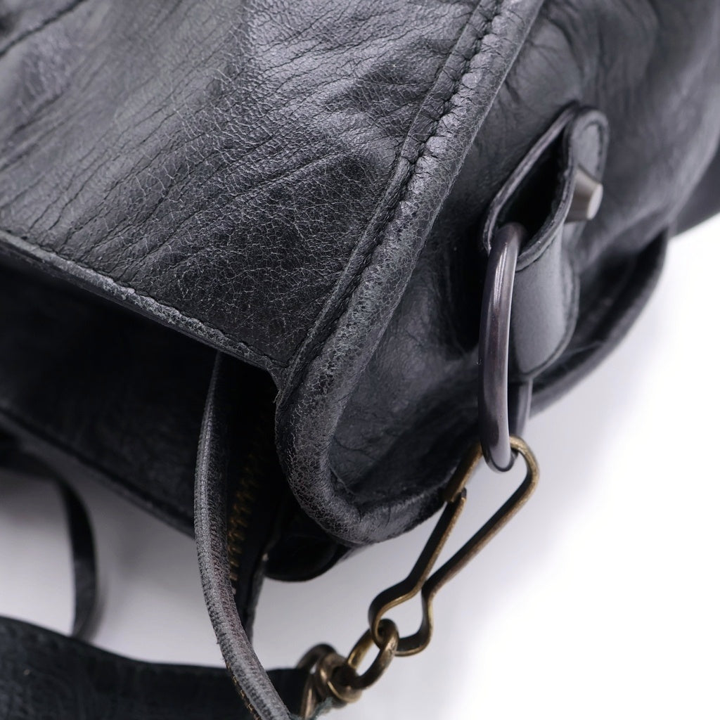 BALENCIAGA(バレンシアガ) ザ・パートタイム レザー 2WAY ハンドバッグ ショルダーバッグ 168028 ブラック