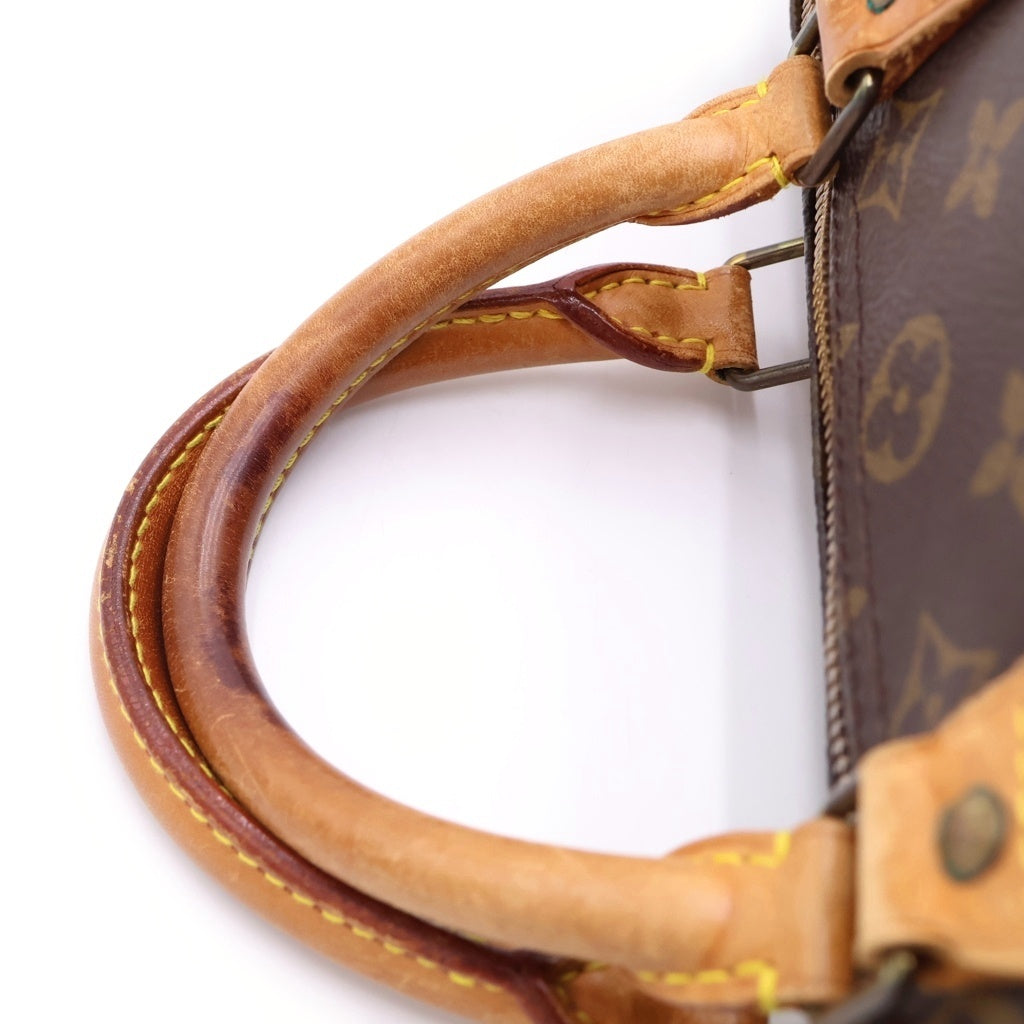 LOUIS VUITTON(ルイヴィトン) モノグラム スピーディ30 PVC レザー ハンドバッグ ミニボストンバッグ M41526 ブラウン レディース