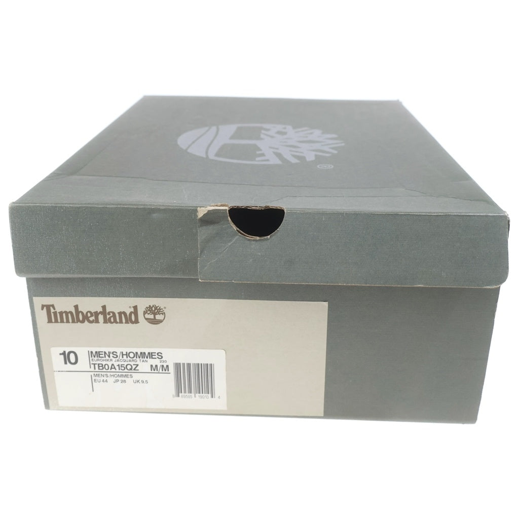 Timberland(ティンバーランド) ユーロハイカー ミッド ブーツ ジャガード US9/27.5cm ブラウン/ブルー A15QZ