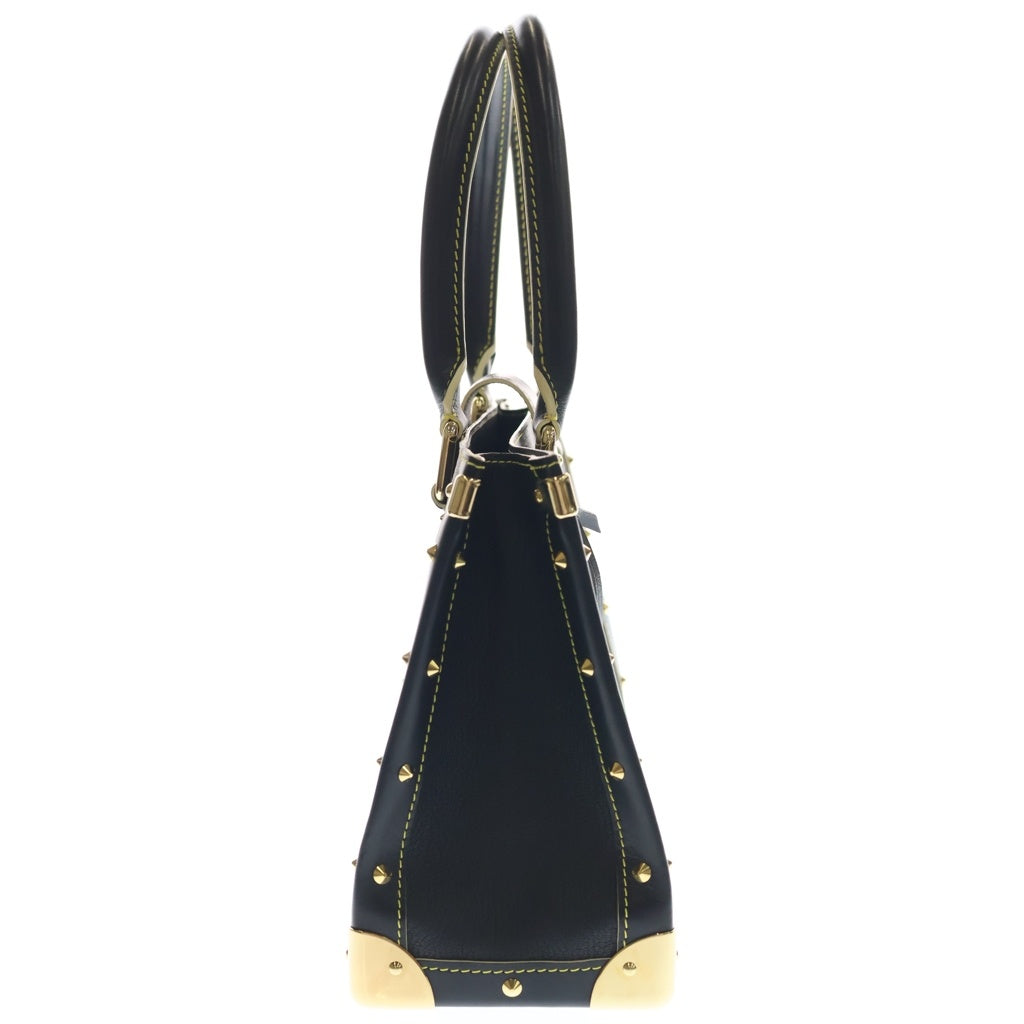 LOUIS VUITTON(ルイヴィトン) スハリ ファビュロー レザー ゴールド金具 ハンドバッグ M91812 ブラック レディース