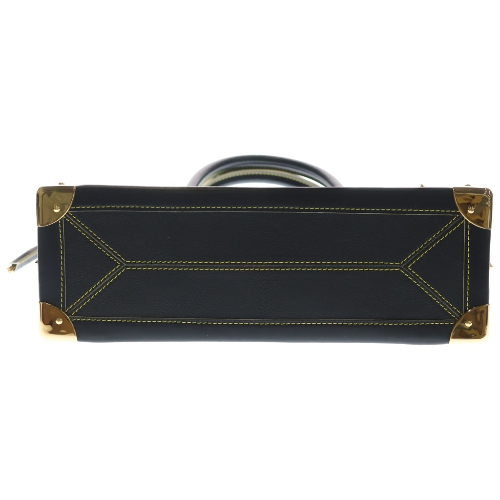 LOUIS VUITTON(ルイヴィトン) スハリ ファビュロー レザー ゴールド金具 ハンドバッグ M91812 ブラック レディース