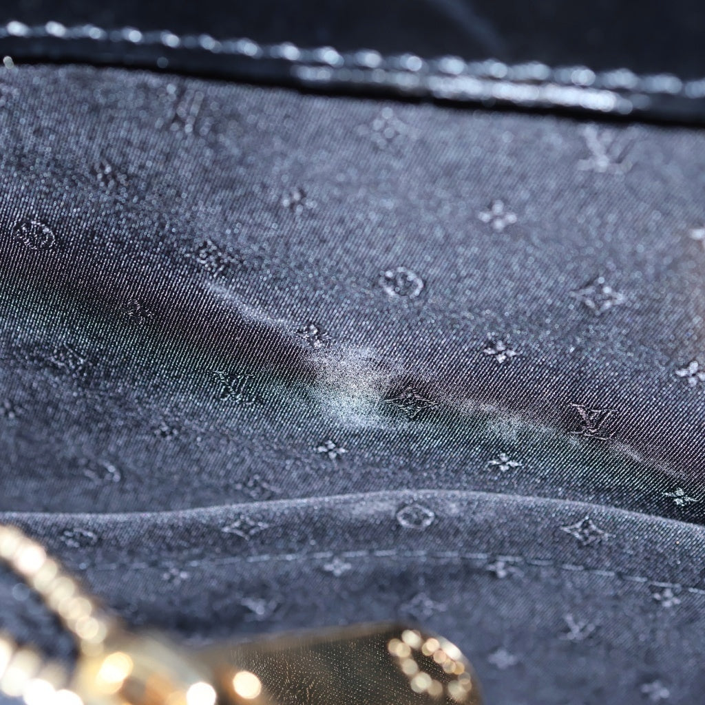 LOUIS VUITTON(ルイヴィトン) スハリ ファビュロー レザー ゴールド金具 ハンドバッグ M91812 ブラック レディース