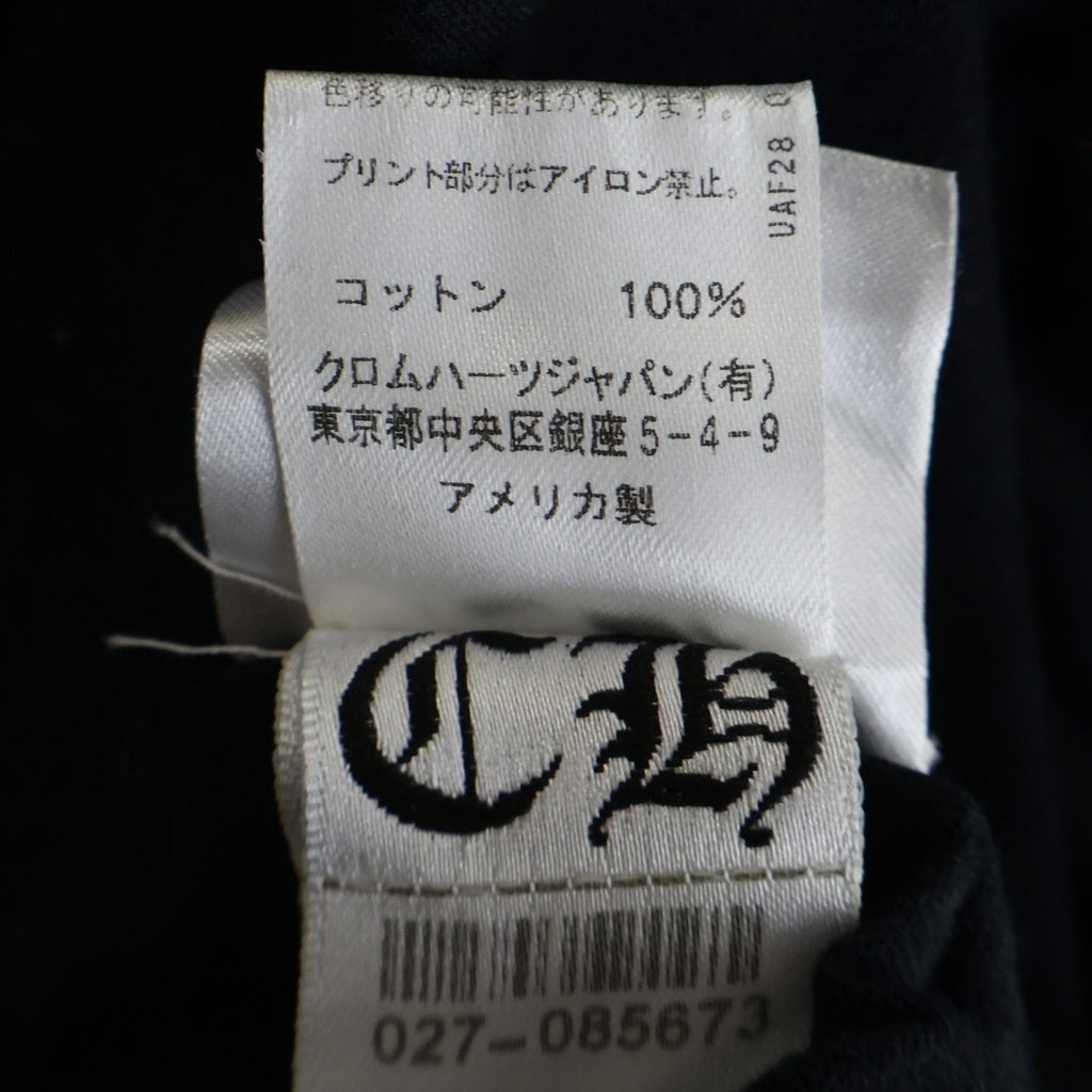CHROME HEARTS(クロムハーツ) プリントロングスリーブTシャツ ブラック #M