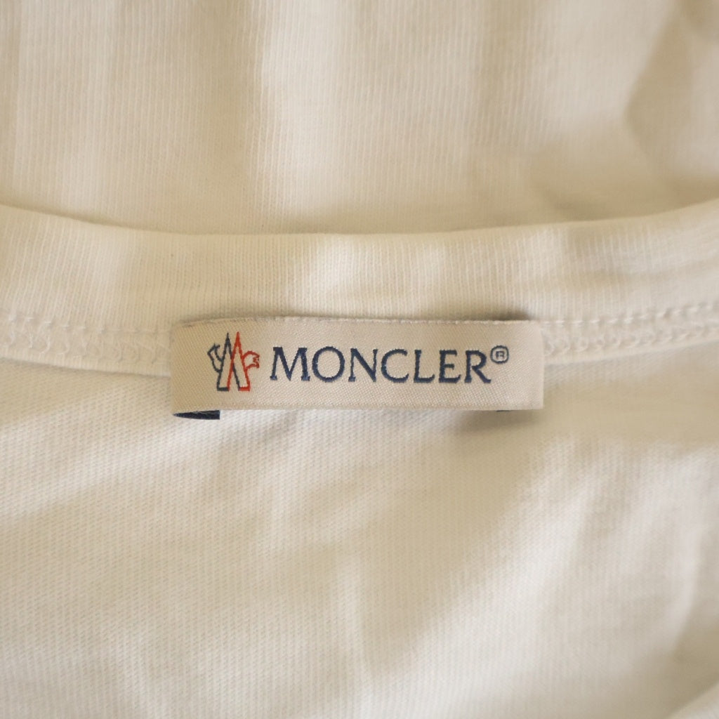 MONCLER(モンクレール) MAGLIA T-SHIRT プリントTシャツ ホワイト #L E20918048350