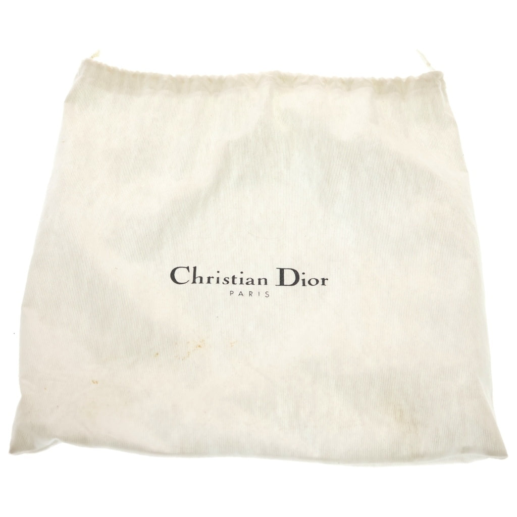 Christian Dior(クリスチャンディオール) カナージュ ハンドバッグ ナイロン ブラウンベージュ RU0010 ゴールド金具 レディース