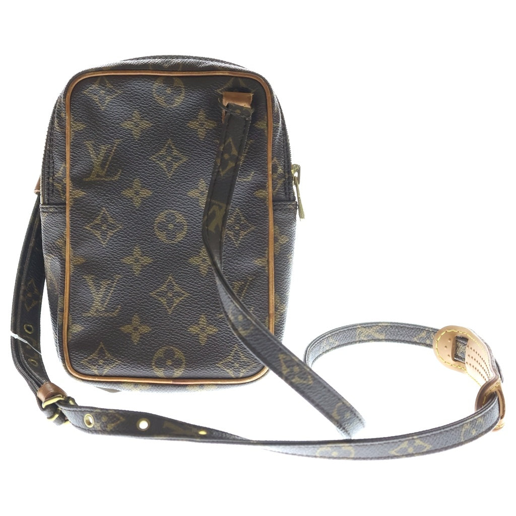 LOUIS VUITTON(ルイヴィトン) モノグラム ミニアマゾン ショルダーバッグ ミニバッグ ブラウン レザー×PVC M45238 ゴールド金具 レディース