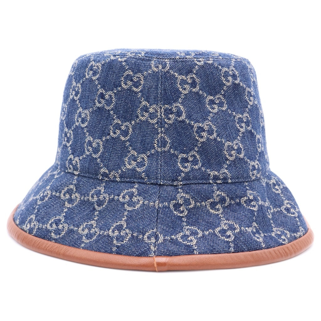 GUCCI(グッチ) GGキャンバス デニムバケットハット インディゴ 576371
