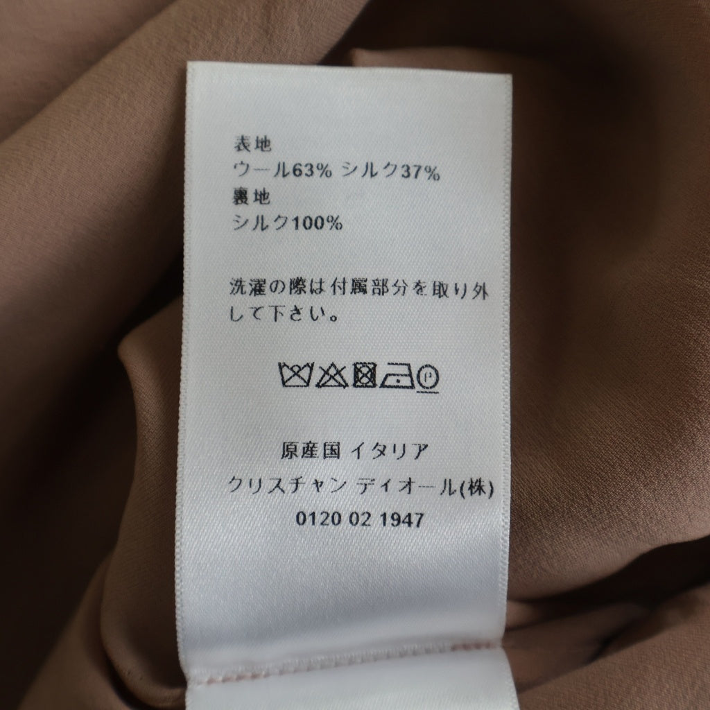 Christian Dior(クリスチャンディオール) ベルト付ノースリーブワンピース ベージュ 041R05A1163 レディース