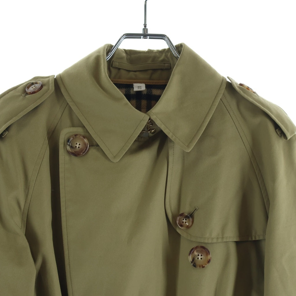BURBERRY(バーバリー) ノヴァチェック ベルトライナー付きトレンチコート カーキ 8024812 レディース