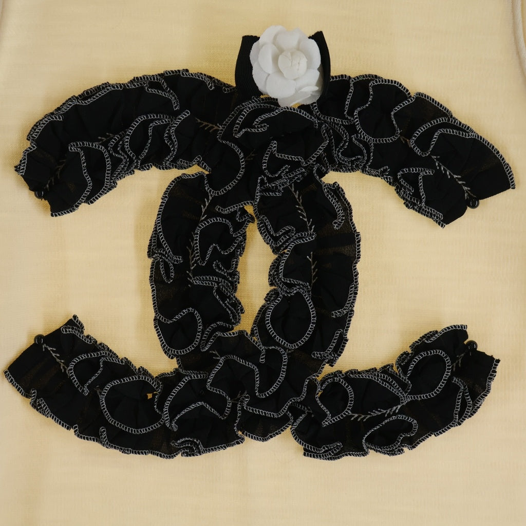 CHANEL(シャネル) ココマーク カメリア タンクトップ ベージュ レディース P64484V21533