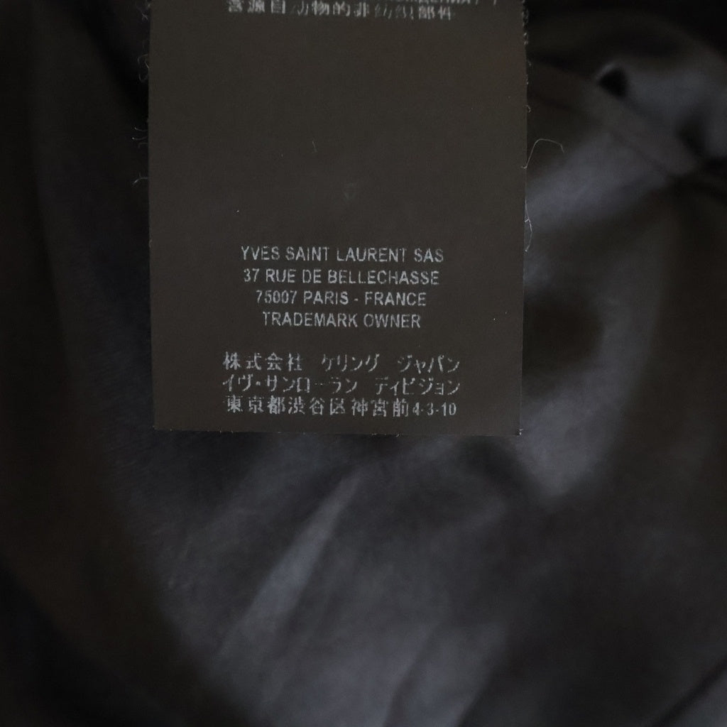 SAINT LAURENT PARIS(サンローランパリ) カシミヤ ダブルブレストジャケット ブラック 611054 レディース