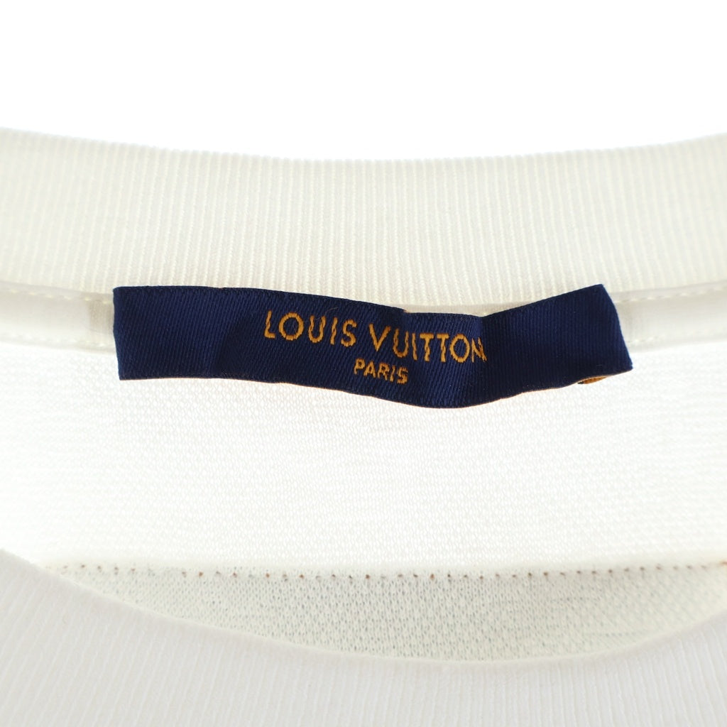 LOUIS VUITTON(ルイヴィトン) 21SS ビーズアニマル アンド モノグラム 半袖Tシャツ ホワイト RM211V DG1 レディース