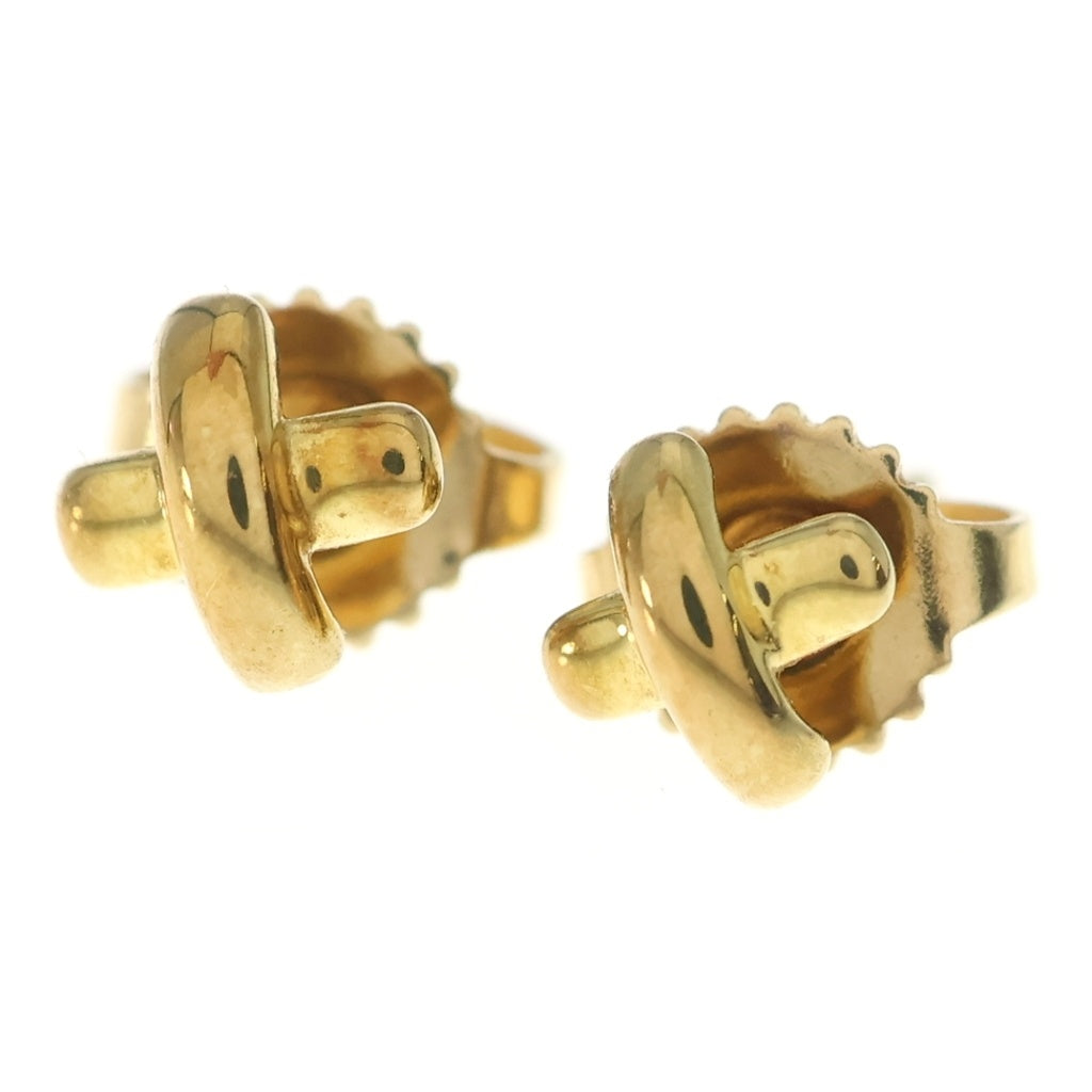 TIFFANY & Co.(ティファニー) クロスステッチ ピアス ゴールド Au750YG レディース