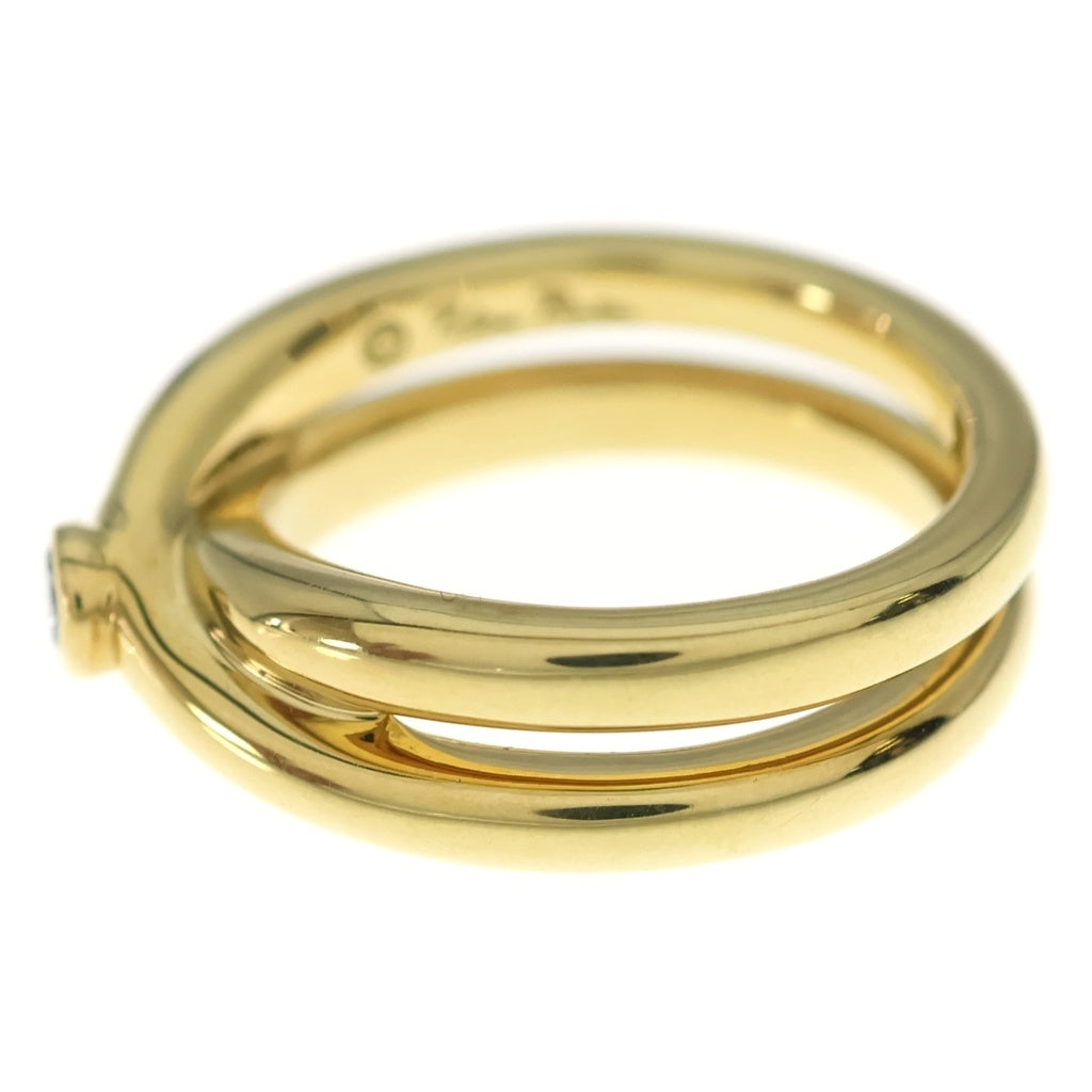 TIFFANY & Co.(ティファニー) パロマピカソ クロス ダイヤリング ゴールド Au750 #11 レディース