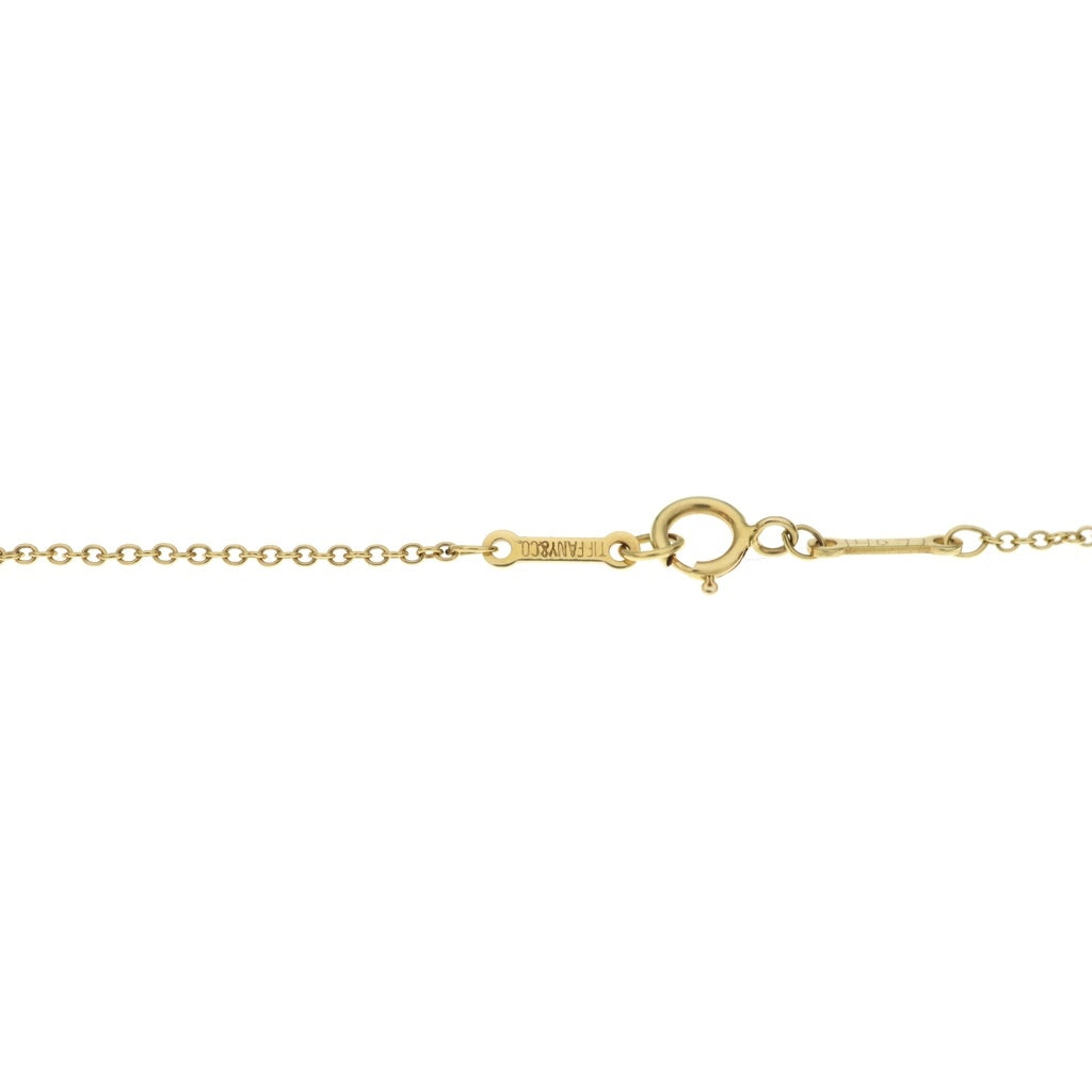 TIFFANY & Co.(ティファニー) バイザヤード 1Pダイヤ ネックレス ペンダント チェーン ゴールド Au750 レディース