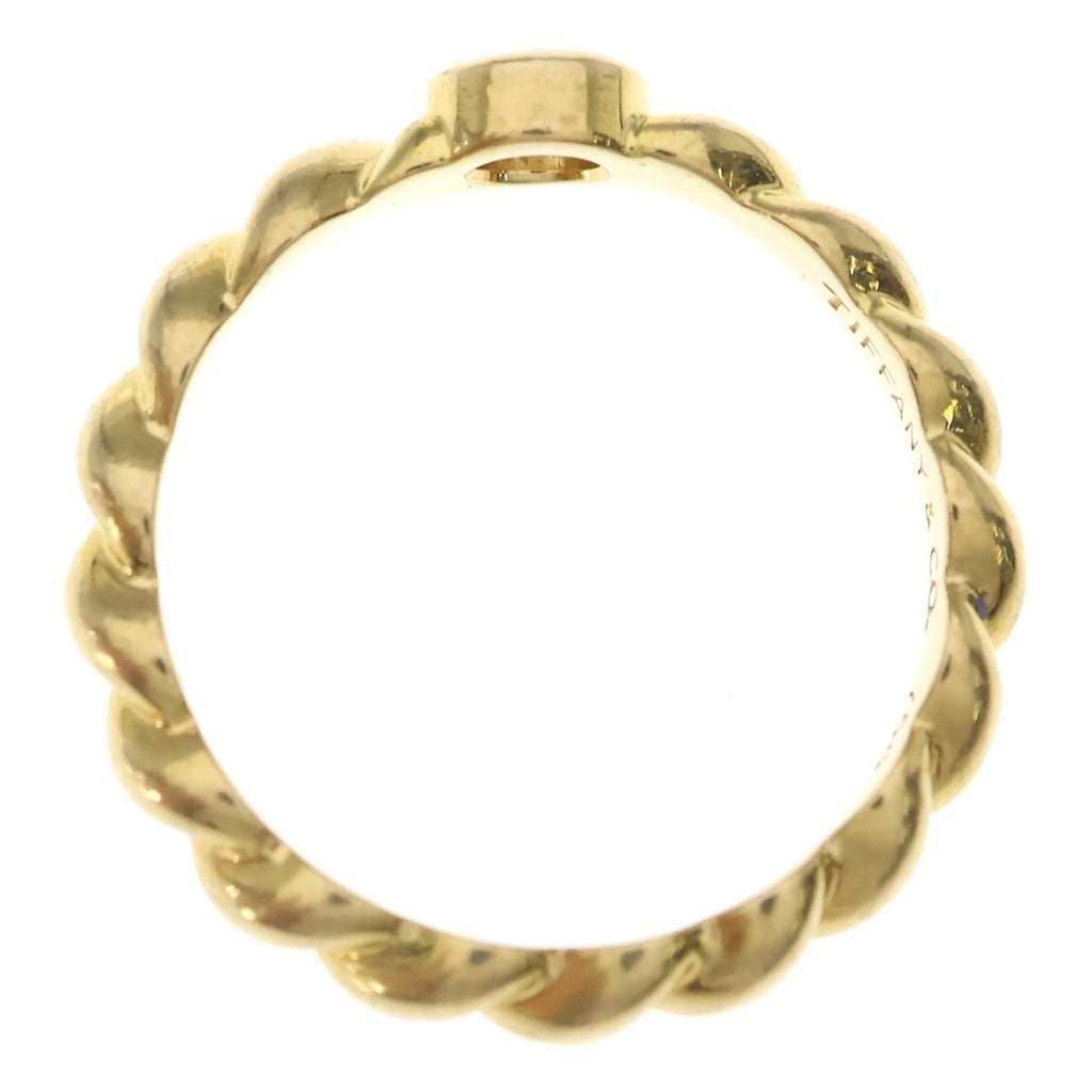 TIFFANY & Co.(ティファニー) ツイスト 1Pダイヤリング ゴールド Au750YG #8 レディース