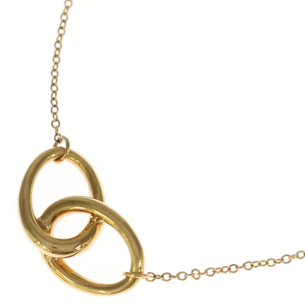 TIFFANY & Co.(ティファニー) ダブルループ ネックレス ペンダント チェーン ゴールド Au750YG