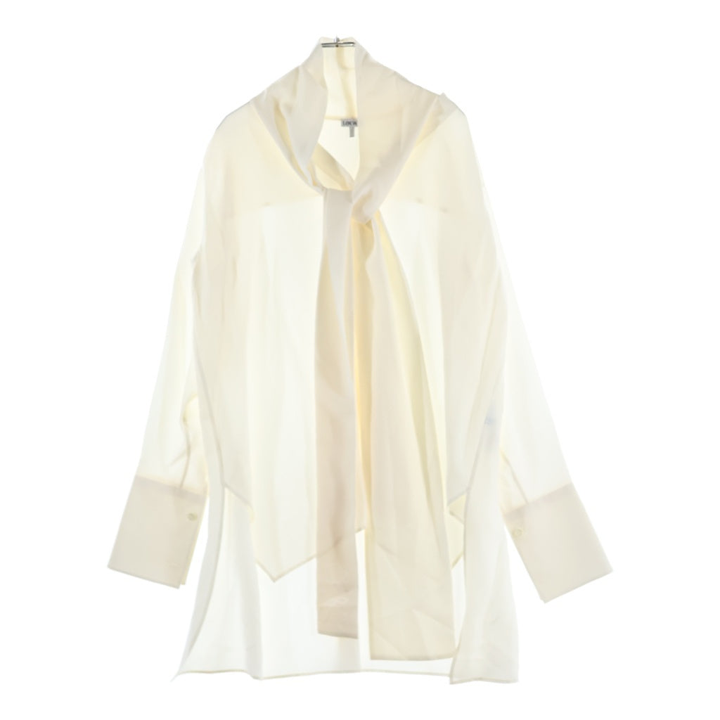 LOEWE(ロエベ) クレープオーバーサイズブラウス アイボリー #34 S359Y05X63 レディース