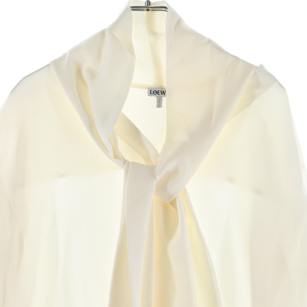 LOEWE(ロエベ) クレープオーバーサイズブラウス アイボリー #34 S359Y05X63 レディース