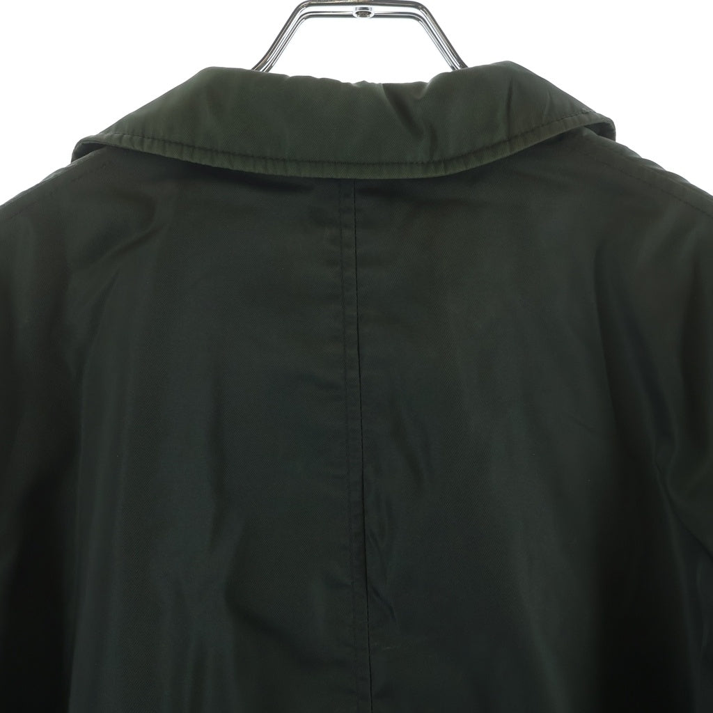 PRADA(プラダ) ナイロン 中綿入り ベルト付き ロングコート アウター カーキ #38 レディース