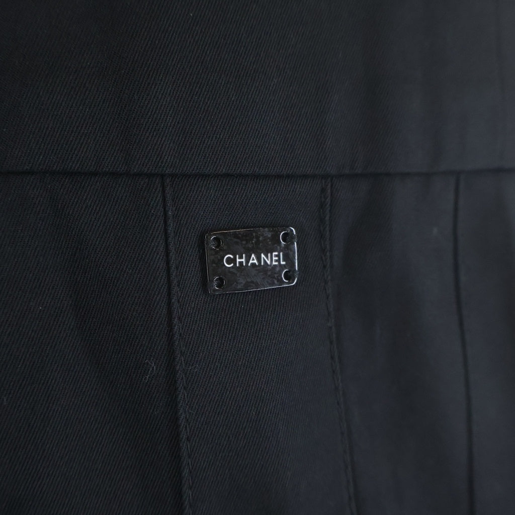 CHANEL(シャネル) ノースリーブワンピース ブラック P22913V12087