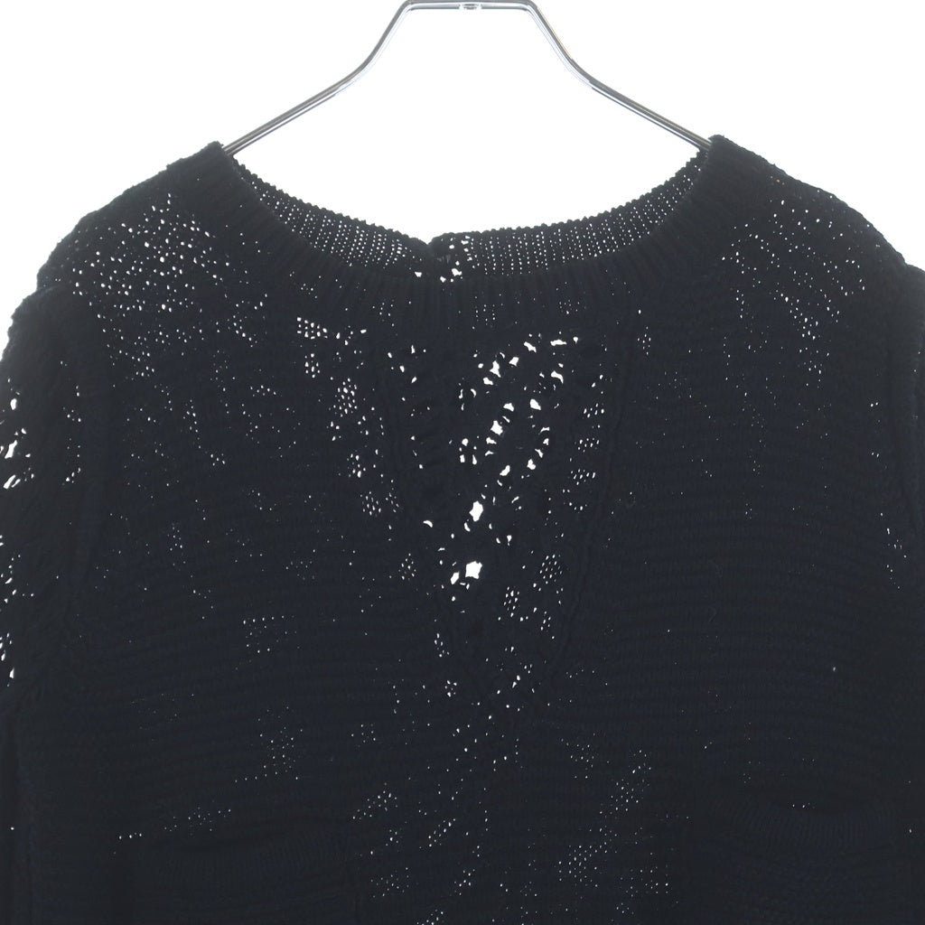 CHANEL(シャネル) 長袖ニットメッシュワンピース ブラック P49313K06205 レディース