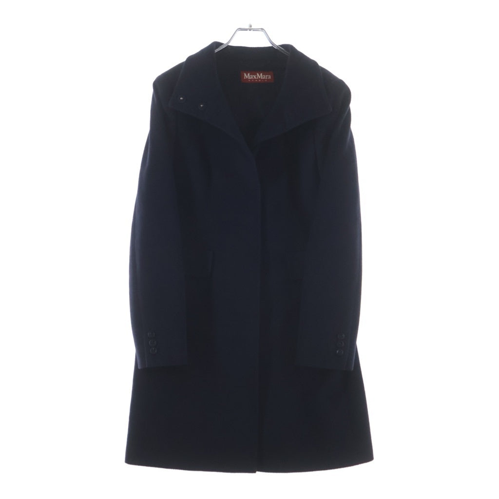 Max Mara(マックスマーラ) ウール ロングコート ポーランド製 ネイビー 60863753 レディース